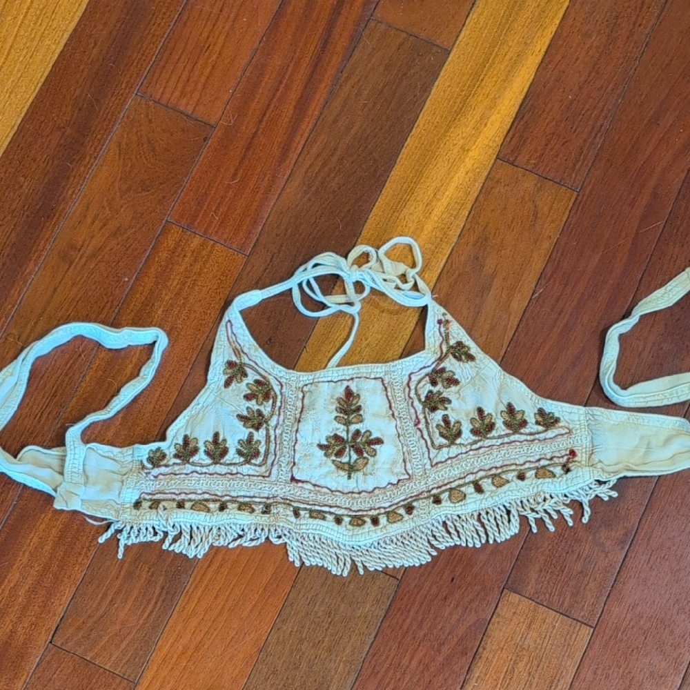 My Choice Embroidered Crop Top